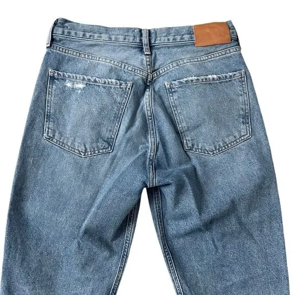 Citizens of Humanity Charlotte Straight Leg Distressed Jean Cropped Size 26 - Picture 4 of 9